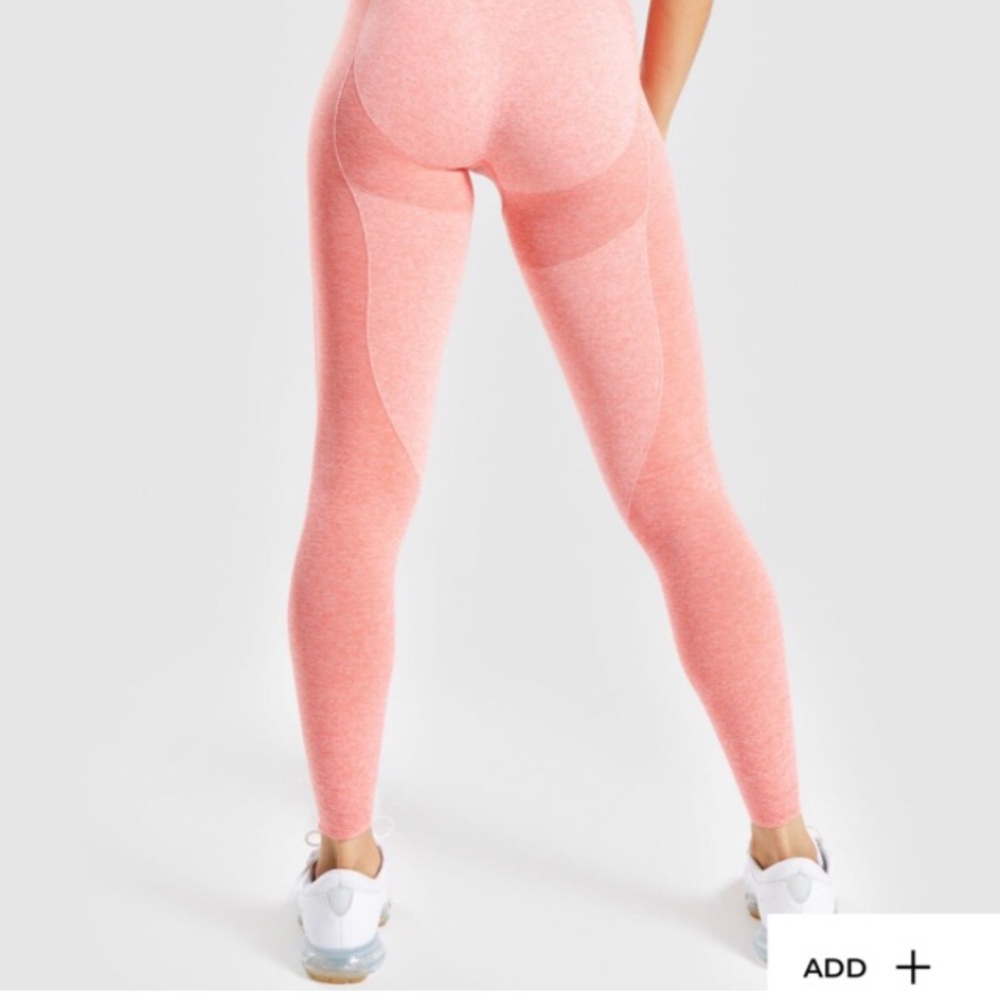 Flex Leggings-Peach Coral